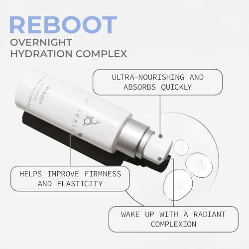 AmazonUs/I2QB3 COSMEDIX Reboot Overnight Face Serum with Hydration Complex - Lightweight Anti-Aging Probiotic-Packed Facial Serum for Fine Lines, Wrinkles & Uneven Skin - Moisturizing Night Serum for All Skin Type