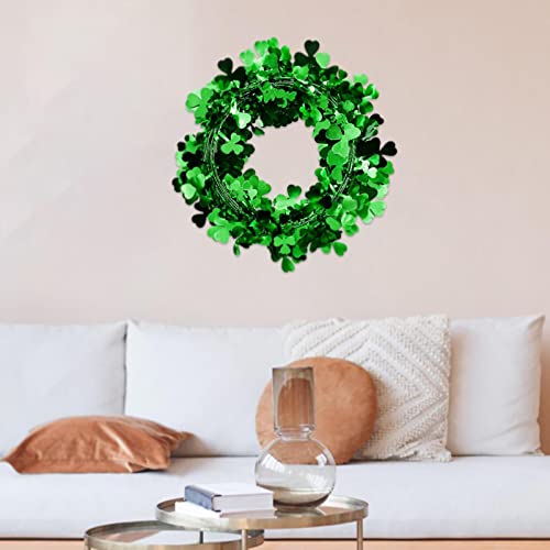 guirlanda irlandesa - Guirlanda do São Patrício,Guirlanda trevo trevo guirlanda folha verartificial