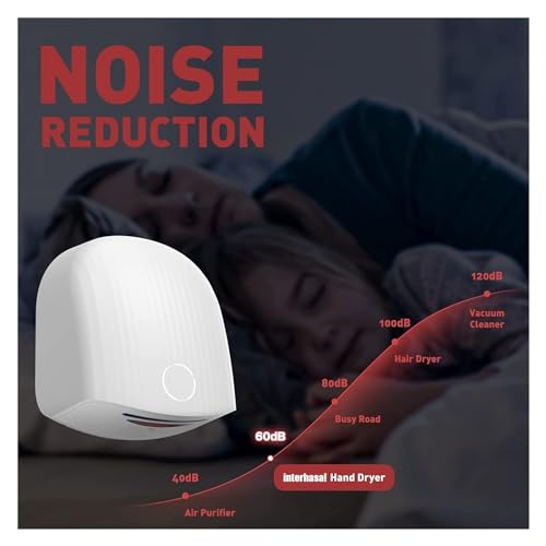 Secador de manos automático con sensor inteligente para baños comerciales 3