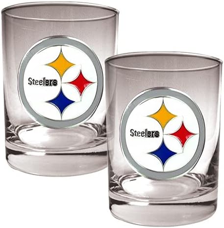 Great American Products NFL Two-Piece Rocks Glass Set