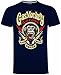 Gas Monkey Garage - Maglietta da uomo Spark Plugs Navy Marina Militare M