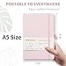 Heture Hardcover Notebooks, A5 Lined Journals Notebook for Writing 160 Pages, 8.2 x 5.5 inch, Classic Ruled Notebooks for College/Work/Travel (Pink, 1 Pack)