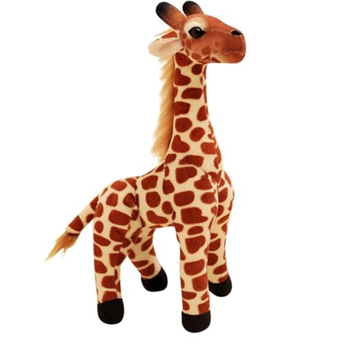 LCEDHZOC Jirafa De Peluche, Adorable Animal De Peluche Suave Simulación De Jirafa Almohada De Peluche Regalo for Niños Niñas Decoración del Hogar(30CM/11.8IN)