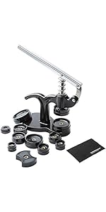 Pressa Per Orologi Con 18 Piastre | Chiusura Cassa | Kit Riparazione Batterie - Foto 10