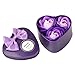 Produktbild Seifenblume Goosun 3Pcs Herz Duftende Bad Körper Blütenblatt Rose Blume Seife Hochzeit Dekoration Weihnachten Festival Dekoration Beste Geschenk Blumentyp Rosen Seife Seifenblumen (1 pcs, Lila)