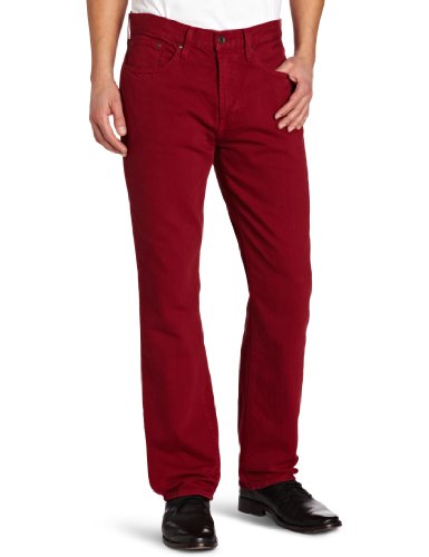 Nautica Men's Straight Fit Colored Denim, Biking Red, 40X32 #TOP18