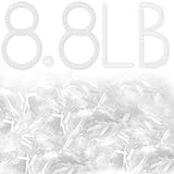 Fabbay 4 Pack 8.8 LB Fiberglass for Concrete Cement Fiber Additive, Mortar Anti Seepage Reinforcement Glass Chopped Strand for Garden Wall Build Anti Cracking White Concrete Mix, 3/4, 19 mm (8.8 lb)