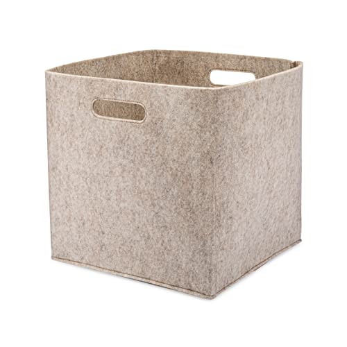 Parker Baby Felt Foldable Storage Cube - 13 Inch Nursery