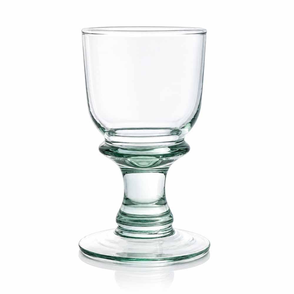 Grehom Recycled Glass Wine Glasses (Set of 2) - Copa (Small); 200ml Stemware