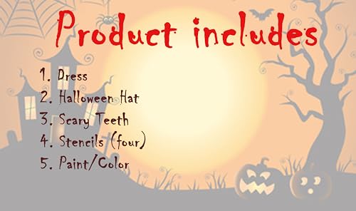 Image of Sarvda Hosiery, Velvet, And Satin Halloween Costumes For Girls | Halloween Costume For Boys | Halloween Dress For Kids | Witch Costumes (3-4 Years, Halloween Scary (Premium Costume)),Black