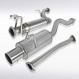 Autozensation Compatible with Honda Civic 2Dr Si 2006-2011, N1 Exhaust Catback System