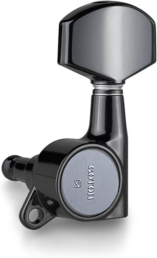 Gotoh Large Schaller-style Knob Tuners Black (3 Per Side)