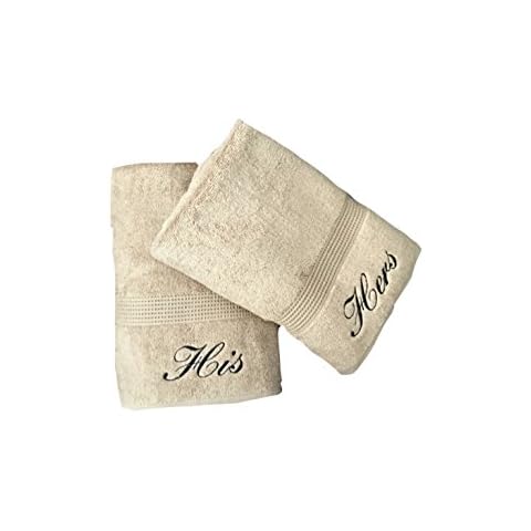 Personalised Mr and Mrs Bath Towel Set Cover