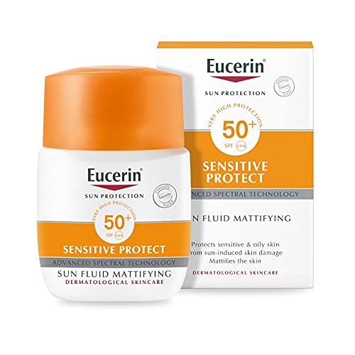واقي شمسي سائل مات بعامل وقاية من اشعة الشمس spf50+ من يوسيرن، 50 مل
