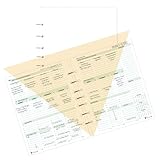 Planner Pad 7 Hole Loose Leaf January-December 2026/ Calendar Year 6 3/4' x 8 1/2' Medium 3-Tier Funnel Down 12 Month Organizer, Soft Green Ink