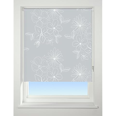 UNIVERSAL Floral Patterned Thermal Blackout Blind Cover