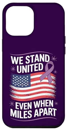 Purple Up Military Kids Brave Proud Resilient Military Child Custodia per iPhone 12 Pro Max