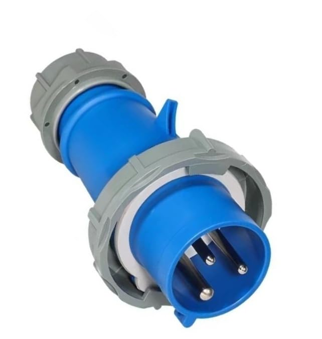 1pc 32A 3-Pin IP67 Waterproof Industrial Plug MN3302 - Electrical Connector for Outdoor Use