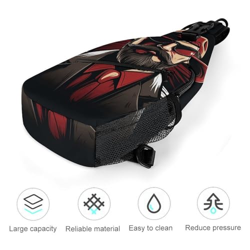 Bolso cruzado Black Beard para senderismo y uso casual miniatura 5