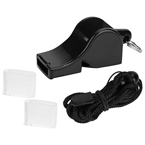 XHIKOWAT Outdoor Sports Referee Whistle, ABS Loud Sound Whistle Training No Roll Ball Hygienic Dog Training for School Coaches Official Cover