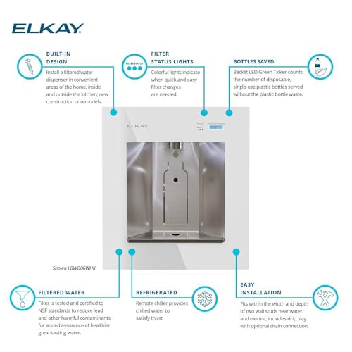 Image of Elkay Liv LBWD06WHK Built-in Filtered Water Dispenser