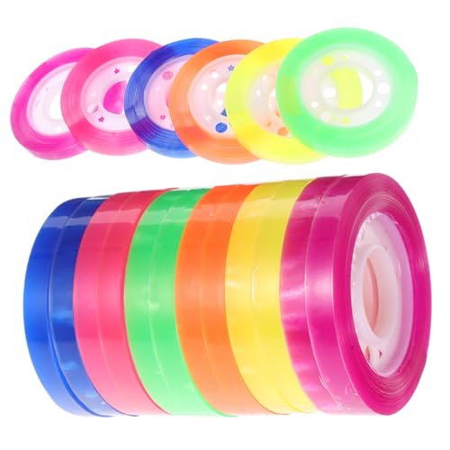 Cinta Bopp de colores fácil de pegar y transparente para manualidades