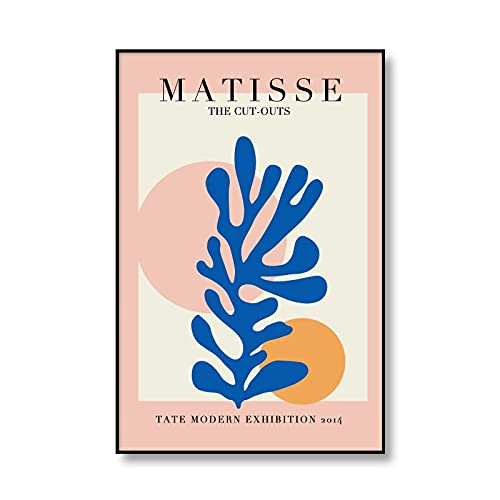 Minimalist Henri Matisse Exhibition Poster Female Face Painting Abstract Art Print Frameless Decorative Canvas Painting A5 50x75cm Cover