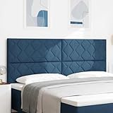 Montage mural peu encombrant Le headboard de taille complète peut être fixé directement au mur, ce qui permet d'économiser de l'espace au sol et d'organiser votre chambre de manière optimale. Cette solution est parfaite pour les espaces de vie modernes et donne un aspect bien rangé.