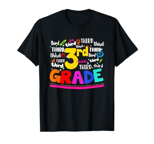 3rd Grade Teacher Kids Back to School T-Shirt
