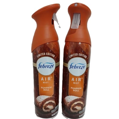 FE.BRE.ZE.AIR. MIST Pumpkin ROLL Scent 2 Bottles 8.80z (2pack)