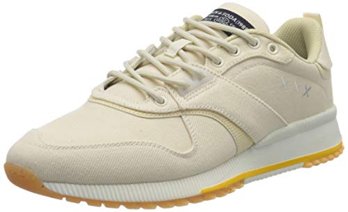 SCOTCH & SODA FOOTWEAR Vivex, Zapatillas Hombre, Beige (Natural S27), 42 EU