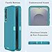 MMHUO for Galaxy S25 Edge Case,3 Layers Military Grade Full Body Protection,[Without Screen Protector][Dustproof] Shockproof Rugged Non Slip Hard Cover for Samsung Galaxy S25 Edge,Turquoise
