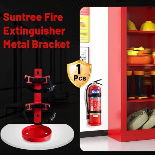 Soporte de pared para extintor Jeffergarden con bandeja de soporte 7