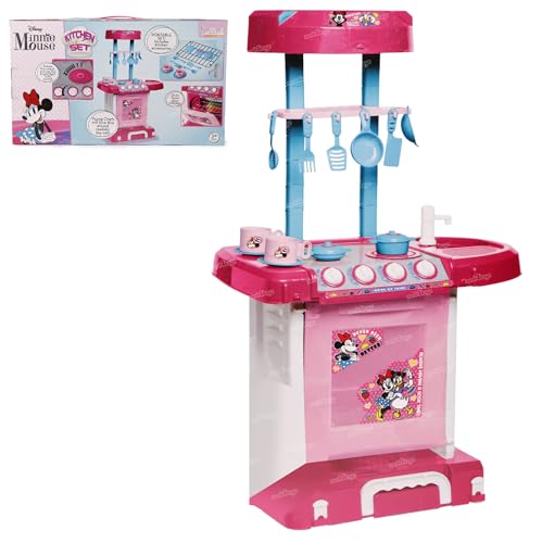Image of Zest 4 Toyz Kitchen Set for Girls Toy with Cooking Battery Operated Plastic Pretend Play Kitchen Toy Set for Kids (Multicolour)