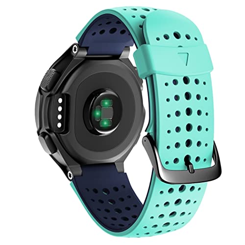 Bracelet Garmin Forerunner 235 silicone running et trail étanche bleu sarcelle