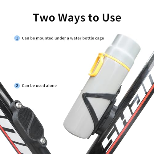 CQT Bike Mount for Samsung Galaxy SmartTag2, Hidden Under Bicycle Bottle Cage, Anti-Theft Protective Bike Holder with Security Screws for Smart Tag2 GPS Tracker (Bike Mount Under Bicycle Bottle Cage)