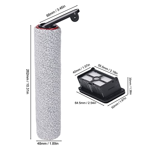 Filtro de Arruela de Chão Sem Fio Filtros de café Filtros Reutilizáveis ​​Conjunto de Rolos de Escov