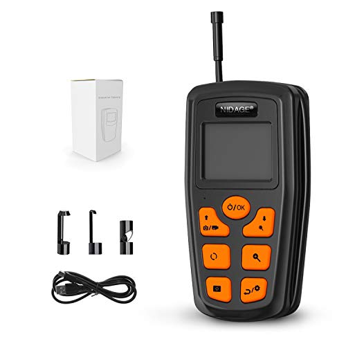 Inspection Camera, Handheld Industrial Endoscope 1080P 5.5Mm Automotive Borescope With 2.4Inch Ips Screen, Hidden Winding Semi-Rigid Cable, Zoomable Snake Camera For Car, Pipe Repairing(5Ft) #TOP6