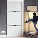 Dooricade Door Security Bar (Stainless Steel, 2 Sets)