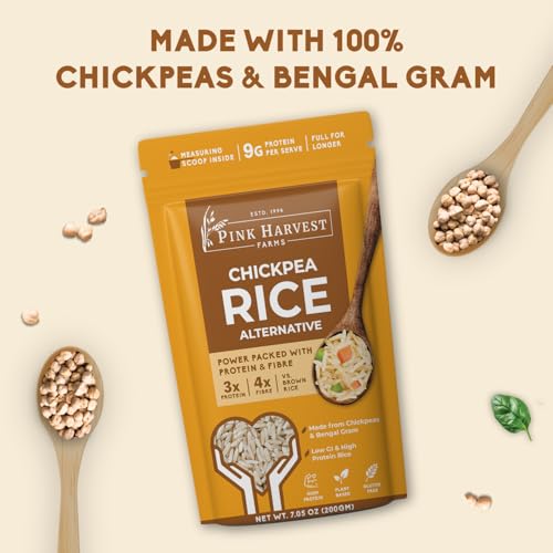 Image of Pink Harvest Farms Sattu High Protein Rice| Vegan | Low GI | Diabetic Friendly, Pack of 3 (200g Each)