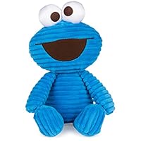 Sesame Street Cuddly Corduroy Cookie Monster Plush Toy, 28 cm