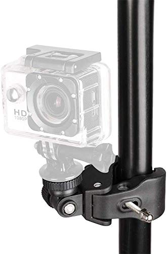Image of HIFFIN Camera Super Clamp with 1 /4 inch- 20 Threaded Head Compatible for LCD Monitor,DSLR Cameras,DV,Flash Light,Studio Backdrop,Bike, Microphone Stands, Music Stands,Tripod, Motorcycle,Rod Bar