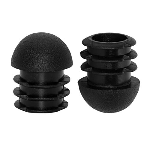 Flyshop 16-Pack Plastic End Caps, 13/16" 20mm OD, Black