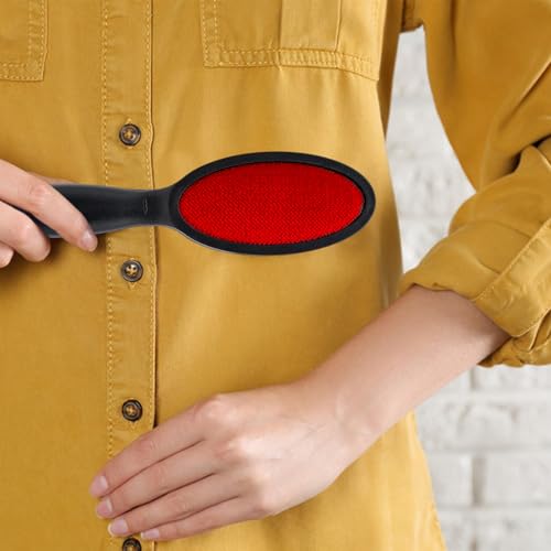 Mritrit 2 Stück Fusselbürste, Doppelseitige Velours Bürste zum Entfernen Haaren und Tierhaare, Samt Fusselbürste Kleidung, Wiederverwendbare Fusselbürste für Kleidung, Sofas