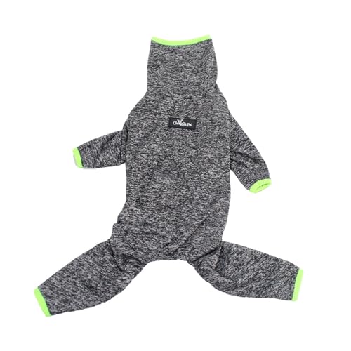 Pullover Dog Clothes Cozy Winter Big Dog Clothes with Full Wrap Elbow Pads Soft Warm Dog Apparel for Cold Weather Dog Sweater with Elbow Pads Grey C