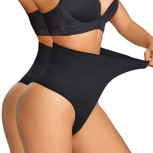 Image of Dulchany Thong Shapewear Tummy Control Underwear for Women Seamless Body Shaper Panties