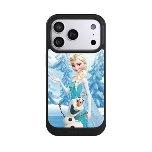 Coque iPhone 17 Pro Disney Reine des neiges idée cadeau Elsa noire