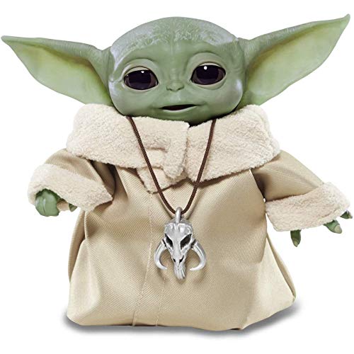 Ldqwji Baby Yoda 11 Inch Plush Toyï¼Genuine Yoda Baby Child Animatronic Anime Figure Girl for Toys CollectionYoda The Childï¼Yoda From Mandalorian
