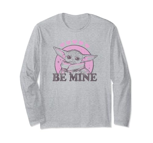 T-shirt Grogu Mandalorian pour la Saint-Valentin à manches longues