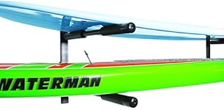 COR Surf Paddle Board Wall Mount Rack | Double Surfboard or Paddleboard Wall Rack Storage | Heavy-Duty SUP Garage Storage Rack